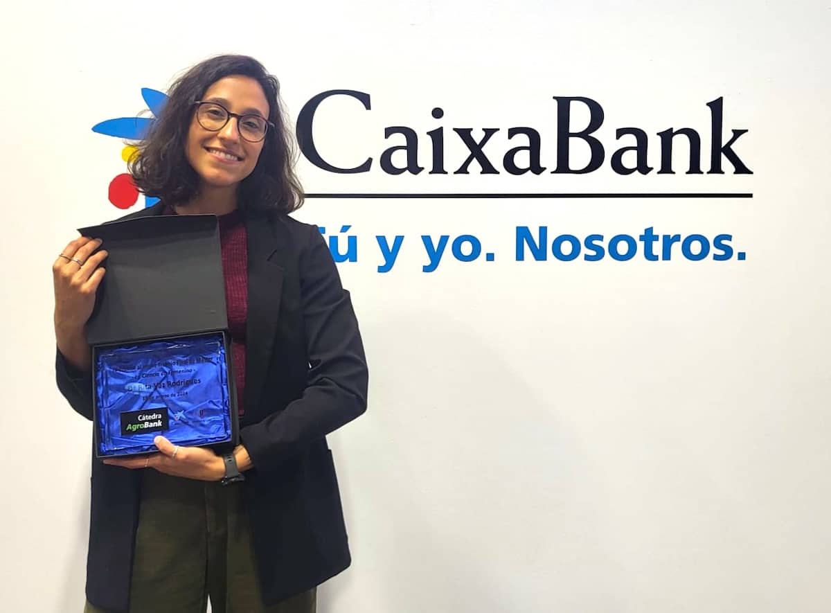 La investigadora del IREC Rita Vaz Rodrigues, vencedora del premio de la Ca?tedra AgroBank